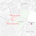Site location plan of the Park Royal Road East and West sites